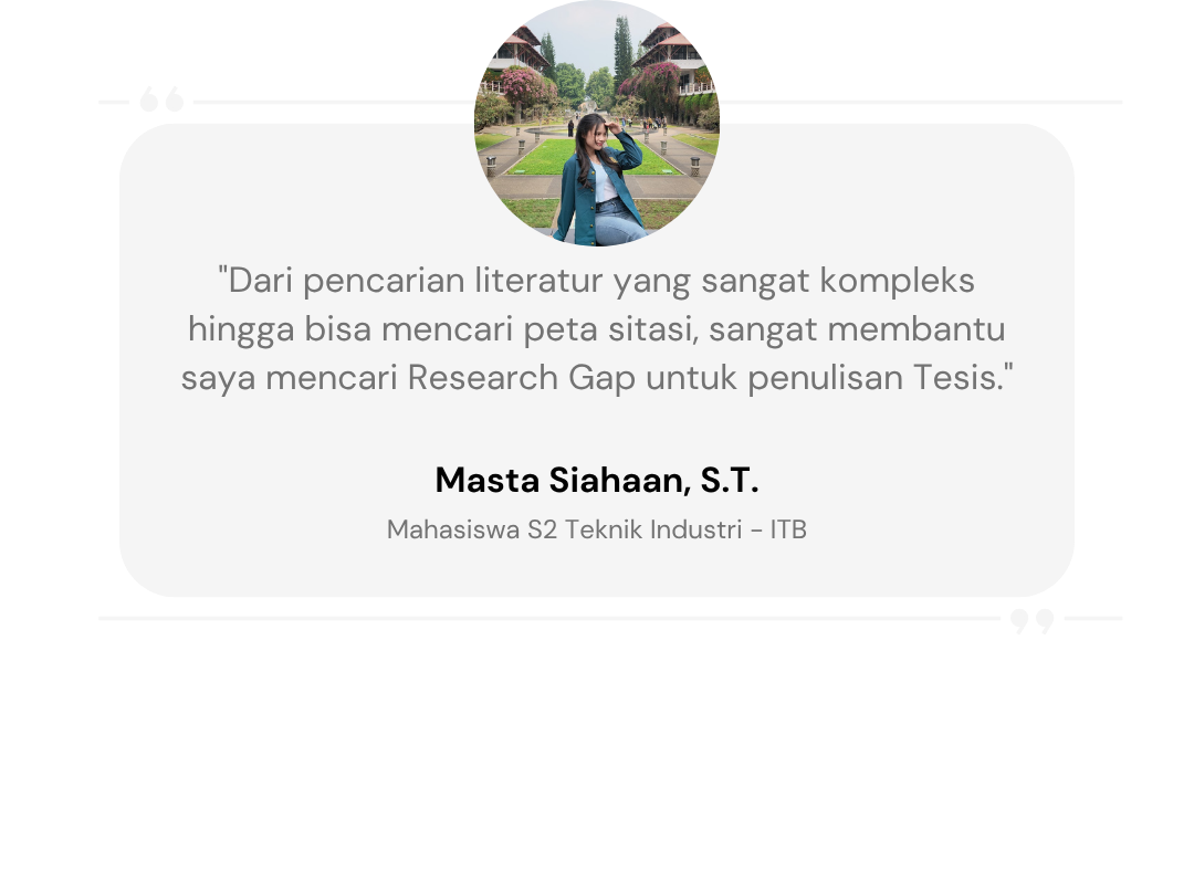 Testimoni Masta Siahaan, S.T. - Mahasiswa S2 Teknik Industri ITB
